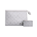 Louis Vuitton Grey Lv Design Pouch premium replica - image 1