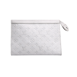 Louis Vuitton White Lv Design Pouch premium replica - image 1