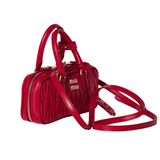 Miu Miu Arcadie Matelassé Nappa Leather Mini Wallet – Red premium replica - image 4