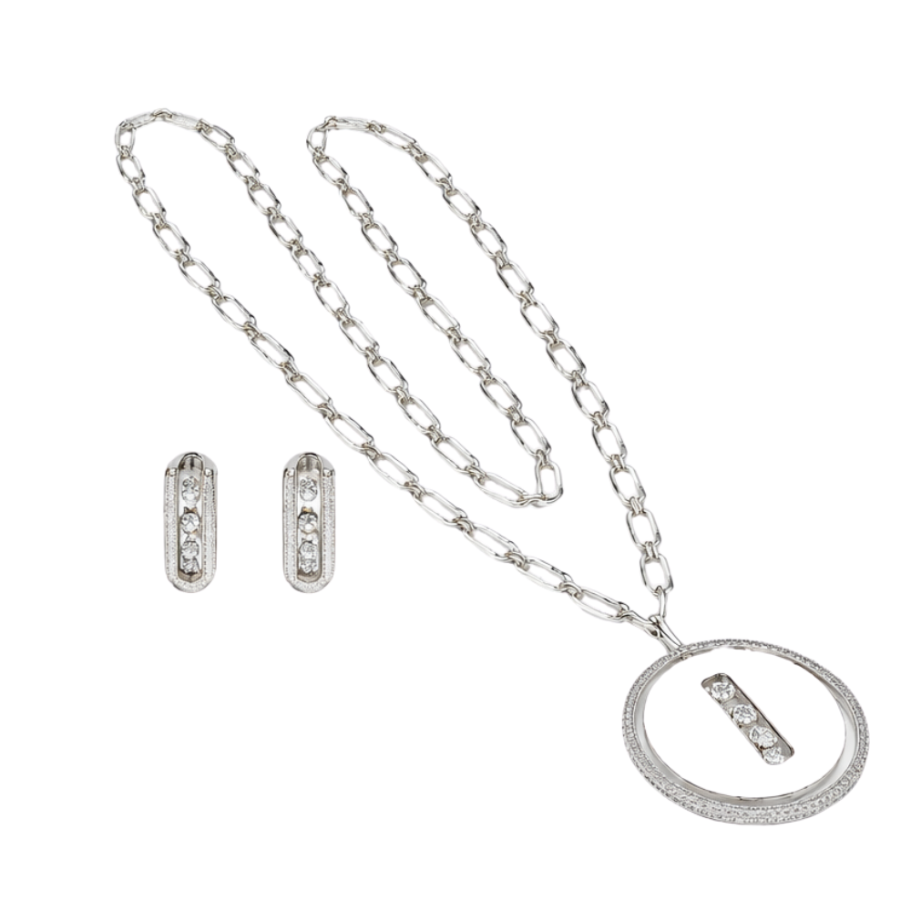 Messika Jewelry Lucky Move Pavé White Gold Diamonds Jewelry premium replica - image 1
