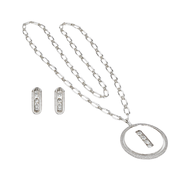 Messika Jewelry Lucky Move Pavé White Gold Diamonds Jewelry