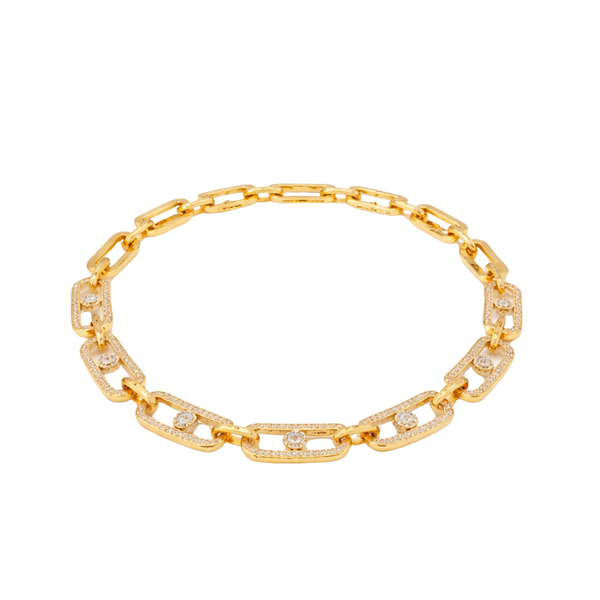 Messika Jewelry Pave Yellow Gold Full Diamonds Jewelry