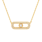 Messika Jewelry Move Noa Pave Yellow Gold Full Diamonds Jewelry premium replica - image 1
