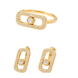Messika Jewelry Move Noa Pave Yellow Gold Full Diamonds Jewelry premium replica - image 2