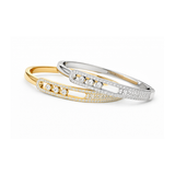 Messika Jewelry Banlge Set White Gold Diamonds Jewelry premium replica - image 4