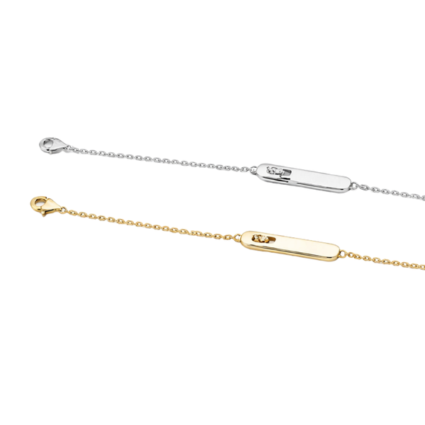 Messika Jewelry Uno Multi Row Yellow Gold Diamonds Jewelry