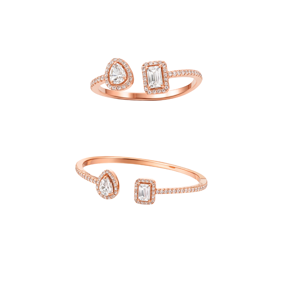 Messika Jewelry Moi Set Rose Gold Diamonds Jewelry premium replica - image 1