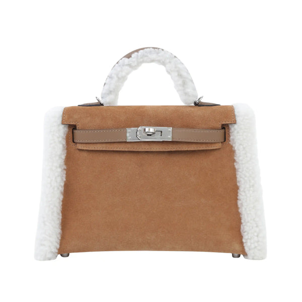 Hermès Mini Kelly Ii 20 Teddy Chamois Bag