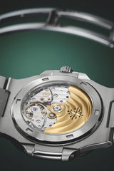 Patek Philippe Nautilus Green Dial Silver Tone Watch premium replica - image 3