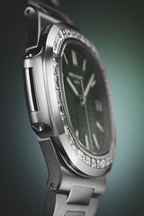 Patek Philippe Nautilus Green Dial Silver Tone Watch premium replica - image 4
