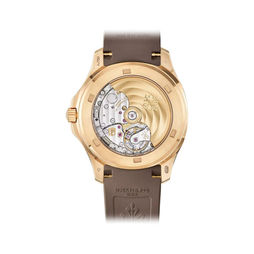 Patek Philippe Aquanaut Gold Taupe Brown Dial Watch premium replica - image 2