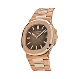 Patek Philippe Nautilus Rose Gold Brown Dial Watch premium replica - image 4