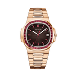 Patek Philippe Nautilus Brown Dial Watch premium replica - image 1