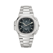 Patek Philippe Nautilus Time Sunburst Blue Dial Watch premium replica - image 1