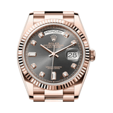 Rolex Day-Date Slate Gray Dial Watch premium replica - image 3