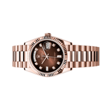Rolex Day-Date Brown Ombré Diamond Dial Watch premium replica - image 5