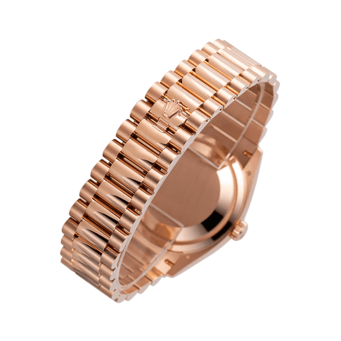 Rolex Day-Date Brown Ombré Diamond Dial Watch premium replica - image 2