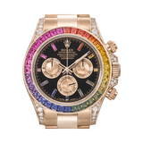 Rolex Rainbow Black Dial Watch premium replica - image 4