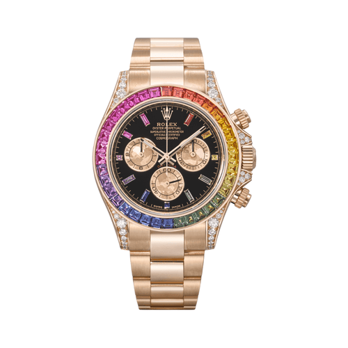 Rolex Rainbow Black Dial Watch premium replica - image 1