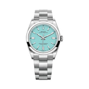 Rolex Oyster Perpetual 36 Torquoise Blue Dial Watch premium replica - image 1