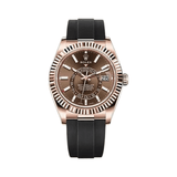 Rolex Rose Gold Chocolate Dial Watch premium replica - image 1