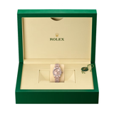 Rolex Datejust 28 Rose Dial Diamond Bezel Watch premium replica - image 3