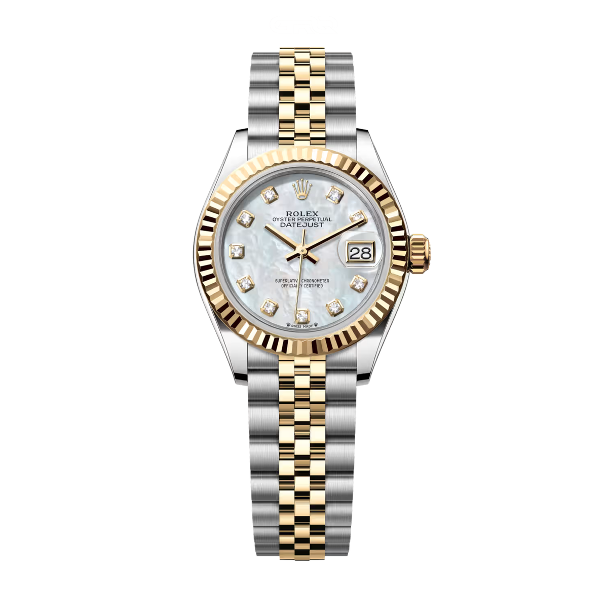 Rolex Datejust 28 Silver Watch premium replica - image 1