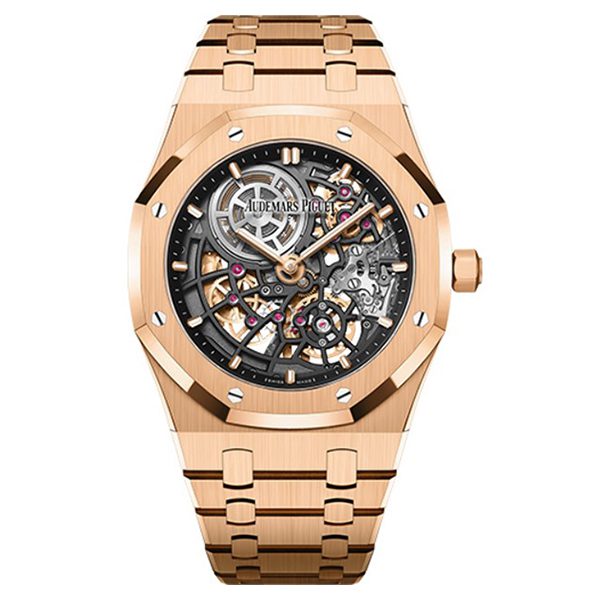 Audemars Piguet Royal Oak Selfwinding Flying Tourbillon Openworked Pink Gold Watch premium replica - image 1