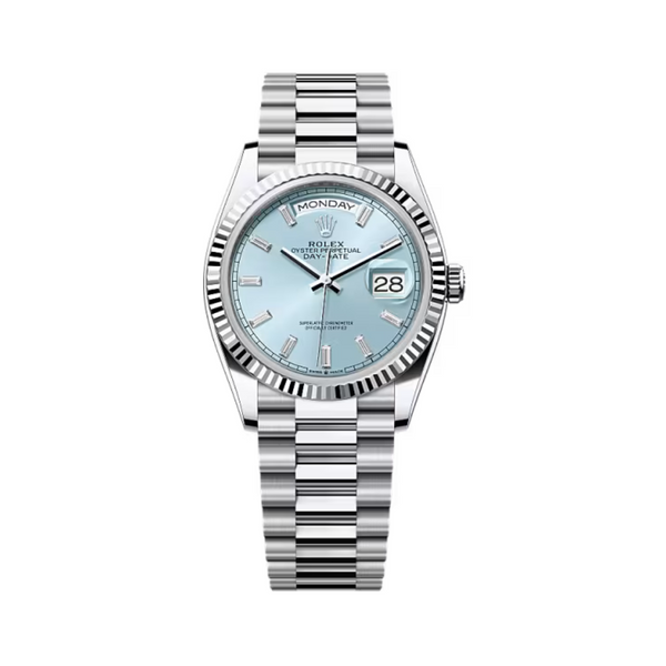 Rolex Day-Date Watch – Blue
