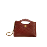 Chanel 31 Brown Leather Hand Wallet premium replica - image 2
