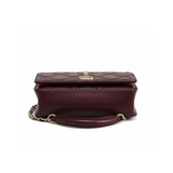 Chanel Mini Top Handle Shoulder Leather Wallet premium replica - image 3