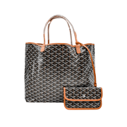 Goyard Pm Black Tan Bag premium replica - image 1