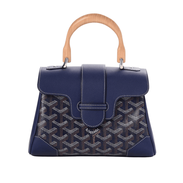 Goyard Saïgon Souple Mini Navy Blue Bag