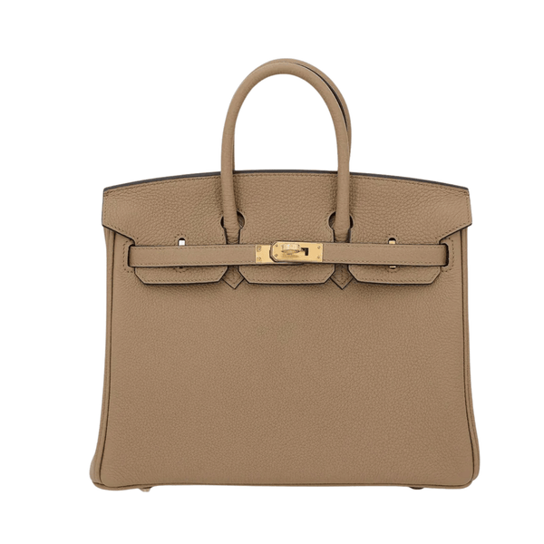 Hermès Birkin 25 Beige Bag