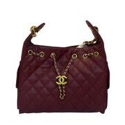 Chanel 25 Purple Wallet premium replica - image 1