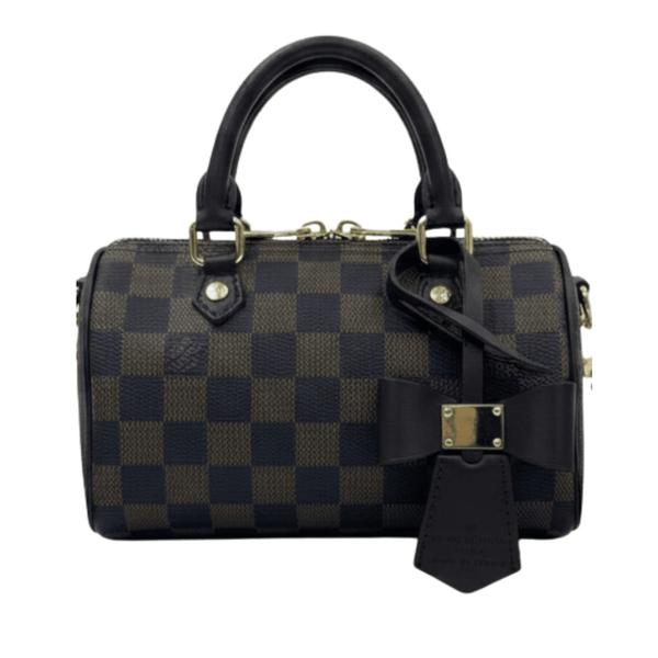 Louis Vuitton Speedy Bandoulière Damier Ebene Canvas Bag