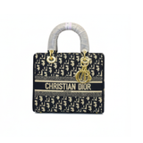 Dior Lady Leather Black Wallet premium replica - image 1