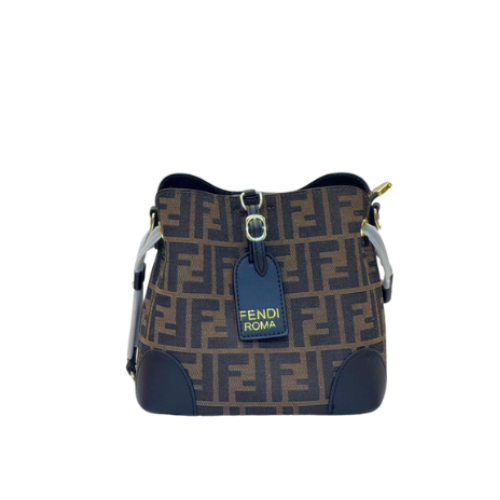 Fendi Zuchino Canvas Bucket Blue Wallet premium replica - image 1