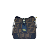 Fendi Zuchino Canvas Bucket Blue Wallet premium replica - image 1