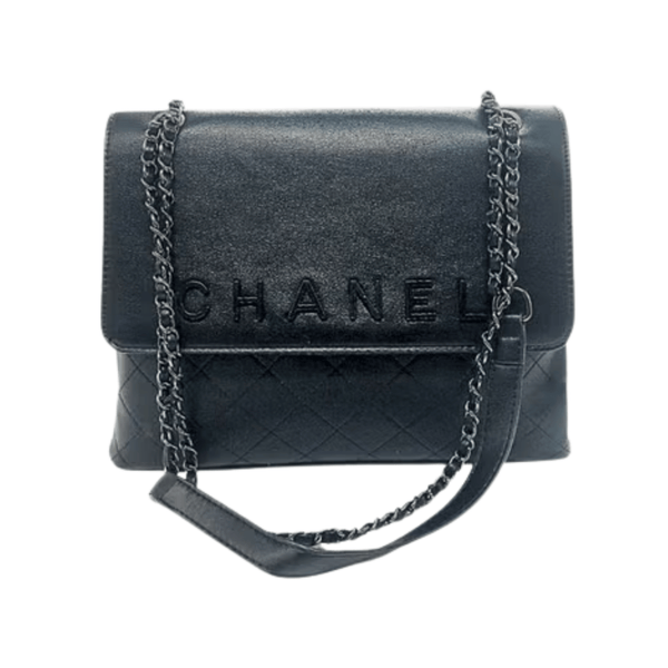 Chanel Flap With A Chain Holder Bag – Black
