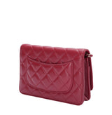 Chanel Classic Quilted Red Leather Wallet premium replica - image 3