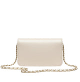 Chanel Classic Quilted White Lambskin Leather Bag premium replica - image 3