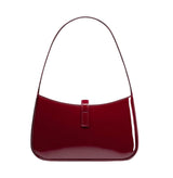 YSL Bag Le 5 À 7 Mini Patent-Leather Shoulder Dark Red Bag premium replica - image 2