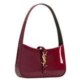 YSL Bag Le 5 À 7 Mini Patent-Leather Shoulder Dark Red Bag premium replica - image 3