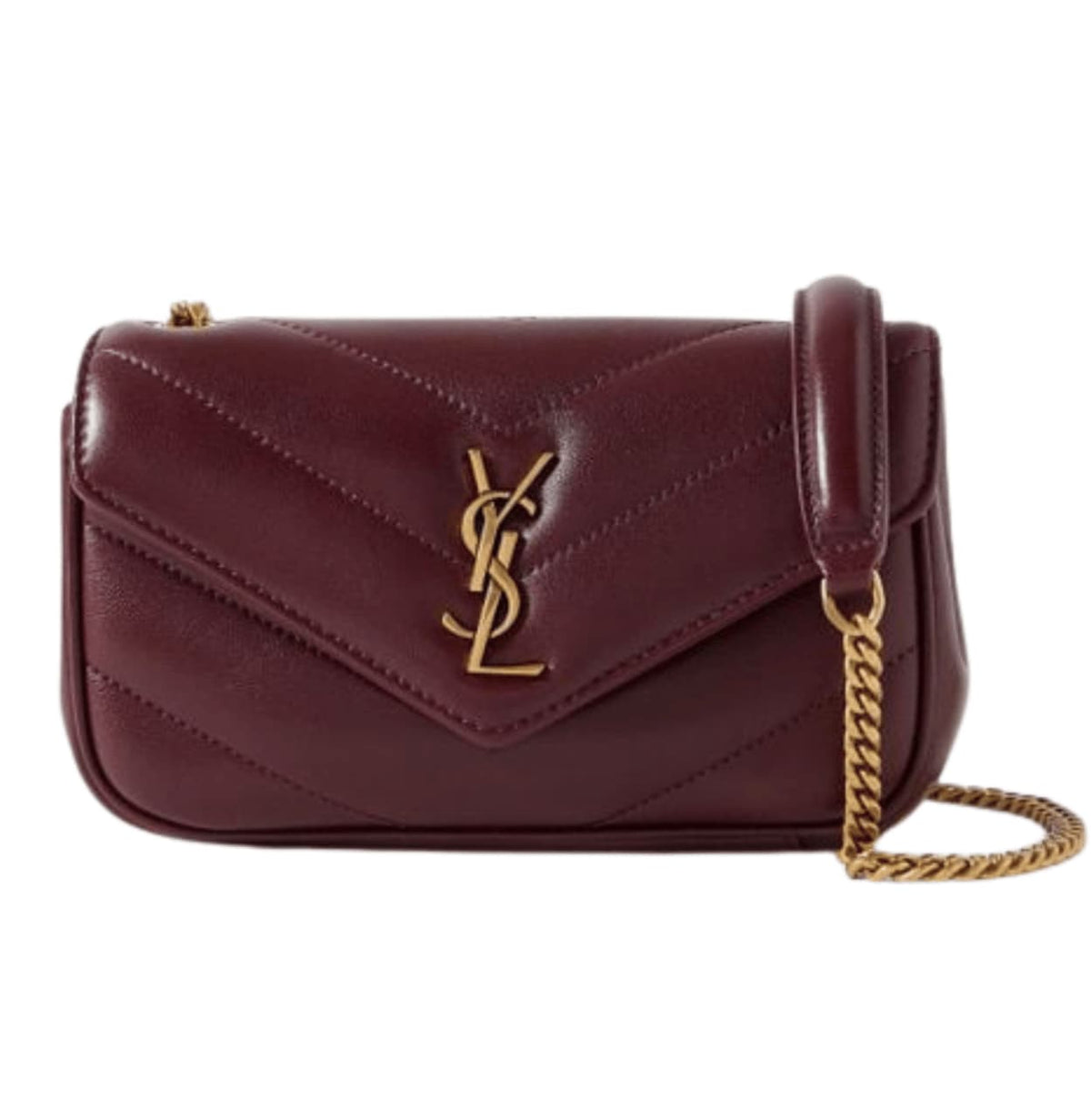 YSL Bag Loulou Mini Burgundy Hue Bag – Red premium replica - image 1