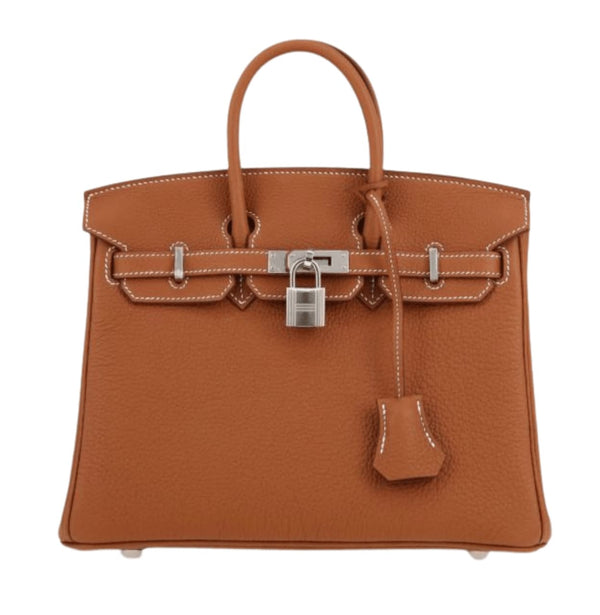 Hermès Birkin 25 Gold Togo Leather Palladium Hardware Bag