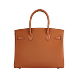 Hermès Birkin Gold Togo Leather Crocodile Palladium Hardware Bag premium replica - image 2