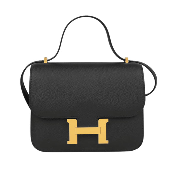 Hermès Constance Mini 18 Black Epsom Leather Gold Hardware Bag