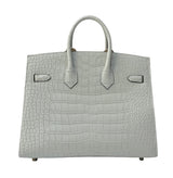Hermès Birkin 25 Pale Grey Silvery Undertones Bag premium replica - image 3