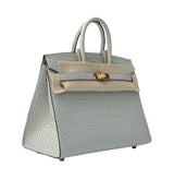 Hermès Birkin 25 Pale Grey Silvery Undertones Bag premium replica - image 2